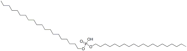 Phosphoric acid hydrogen diicosyl ester 结构式