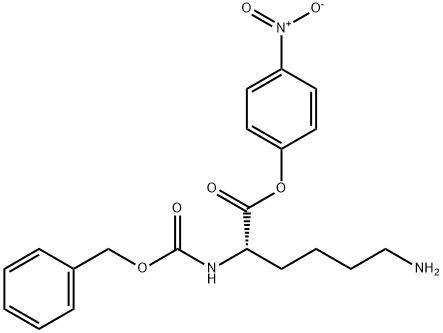 N-A-CBZ-L-LYSINE P-NITROPHENYL ESTER 结构式