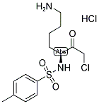 (3S)-7-氨基-1-氯-3-磺酰氨基-2-庚酮盐酸盐 结构式
