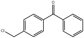 4 - (氯甲基)二苯甲酮 结构式