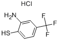 2-氨基-4-(三氟甲基)苯硫醇 盐酸盐 结构式