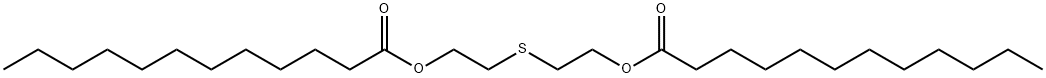 Didodecanoic acid thiobis(2,1-ethanediyl) ester 结构式