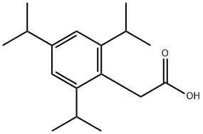 2,4,6-三异丙基苯乙酸 结构式