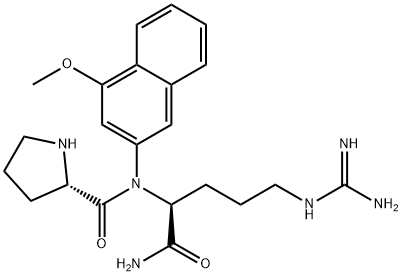 H-PRO-ARG-4MΒNA 结构式