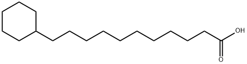 omega-cyclohexylundecanoic acid 结构式