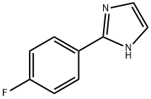 2-(4-氟苯基)-1H-咪唑 结构式
