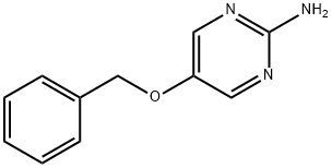 2-氨基-5-(苯甲氧基)嘧啶 结构式