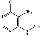 4-CHLORO-6-HYDRAZINO-PYRIMIDIN-5-YLAMINE 结构式