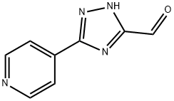 5-(4-Pyridinyl)-1H-1,2,4-triazole-3-carbaldehyde 结构式