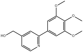 (2-(3,4,5-TRIMETHOXYPHENYL)PYRIDIN-4-YL)METHANOL 结构式