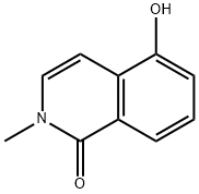 5-HYDROXY-2-METHYLISOQUINOLIN-1(2H)-ONE 结构式