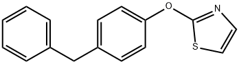 2-(p-benzylphenoxy)thiazole 结构式