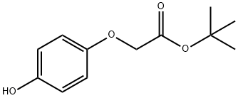 2-(4-羟基苯氧基)乙酸叔丁酯 结构式