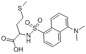 丹磺酰-DL-蛋氨酸环己基铵盐 结构式