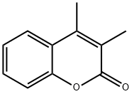 3,4-DIMETHYL-CHROMEN-2-ONE 结构式