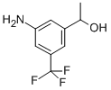 3-Amino-alpha-methyl-5-(trifluoromethyl)benzenemethanol 结构式