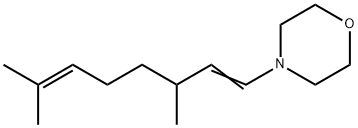 4-(3,7-dimethylocta-1,6-dien-1-yl)morpholine 结构式