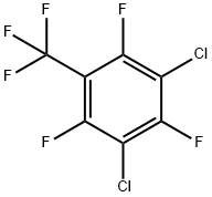 3,5-二氯-2,4,6-三氟三氟甲苯 结构式