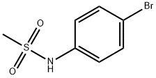 N-(4-溴苯基)甲基磺酰胺 结构式