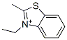 3-Ethyl-2-methylbenzothiazol-3-ium 结构式