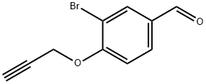 3-溴-4-2-丙炔氧基-苯甲醛 结构式