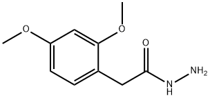 2,4-DIMETHOXY-BENZENEACETIC ACID HYDRAZIDE 结构式