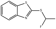 Benzothiazole, 2-[(1-fluoroethyl)thio]- (9CI) 结构式