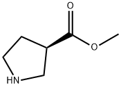 (R)-甲基吡咯烷-3-甲酯盐酸盐 结构式