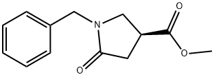 (S)-1-苄基-5-氧代吡咯烷-3-甲酸甲酯 结构式