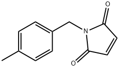 1-((4-甲基苯基)甲基)-1H-吡咯-2,5-二酮 结构式
