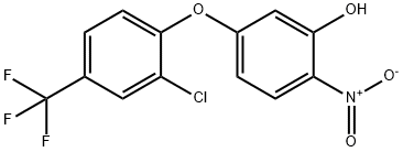 5-[2-chloro-4-(trifluoromethyl)phenoxy]-2-nitrophenol 结构式