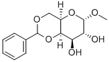 甲基-4,6-O-苄叉-Α-D-吡喃半乳糖苷 结构式