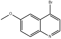 4-溴-6-甲氧基喹啉 结构式