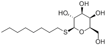 辛基-Β-D-硫代吡喃葡萄糖苷 结构式
