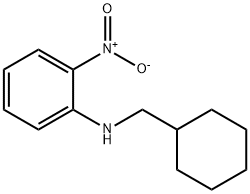 N-环己基甲基-邻硝基苯胺 结构式