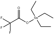 Trifluoroacetic acid triethylstannyl ester 结构式