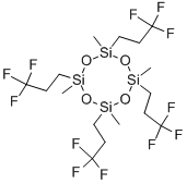 2,4,6,8-四甲基-2,4,6,8-四(3,3,3-三氟丙基)环四硅氧烷 结构式