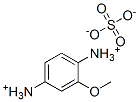 2-甲氧基-P-苯二胺硫酸盐 结构式