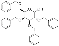 2,3,4,6-四苄基-D-吡喃半乳糖 结构式