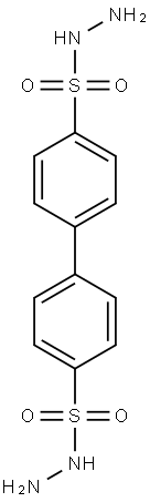 4,4'-Bi(benzenesulfonohydrazide) 结构式