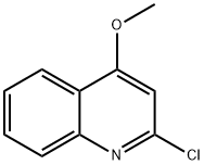 2-氯-4-甲氧基-喹啉 结构式