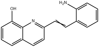 2-[2-(2-氨基苯基)乙烯基]-8-羟基喹啉 结构式