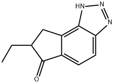 Indeno[4,5-d]triazol-6(1H)-one, 7-ethyl-7,8-dihydro- (9CI) 结构式