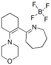 2H-Azepine, 3,4,5,6-tetrahydro-7-(2-morpholino-1-cyclohexen-1-yl)-, monotetrafluoroborate(1-) 结构式