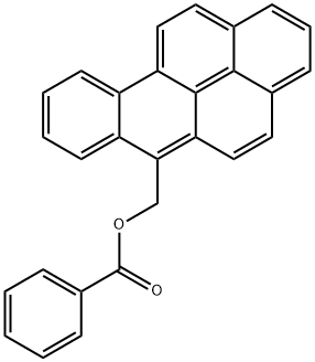 6-BENZOYLOXYMETHYLBENZO(A)PYRENE 结构式