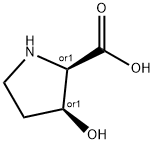 顺-3-羟基-DL-脯氨酸 结构式