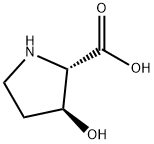 反-3-羟基-L-脯氨酸 结构式