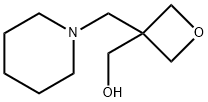 (3-(PIPERIDIN-1-YLMETHYL)OXETAN-3-YL)METHANOL 结构式