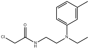 2-CHLORO-N-{2-[ETHYL(3-METHYLPHENYL)AMINO]ETHYL}ACETAMIDE HYDROCHLORIDE 结构式