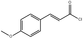反式-4-甲氧基肉桂酰氯 结构式